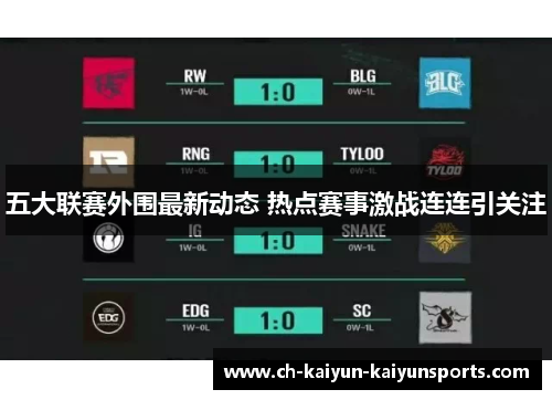 五大联赛外围最新动态 热点赛事激战连连引关注